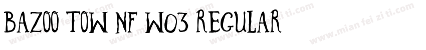 Bazoo Tow NF W03 Regular字体转换
